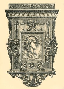 Walnoot spiegel frame, vroeg-midden 19e eeuw, 1881