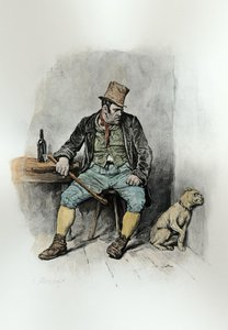 Bill Sykes en zijn hond, uit 