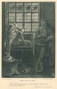 Illustratie voor Koning Hendrik IV, deel I door Frederick Barnard