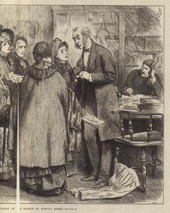 De algemene verkiezingen, een deputatie over vrouwenrechten door Frederick Barnard
