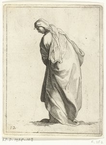 Lopende vrouw