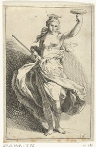 Vrouw met kelk en scepter door Frederick Bloemaert