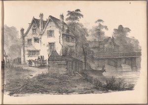 Een van een serie van zestig schetsen van cottages. Londen, 1825. door Frederick Calvert