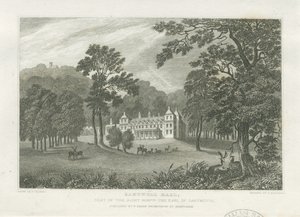 Sandwell Park - Hall (gravure) door Frederick Calvert