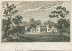 Tixall Hall (gravure)