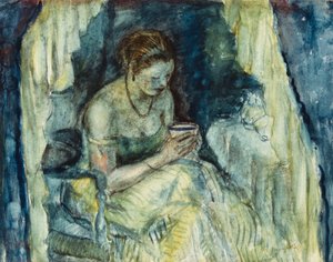 Een Kopje Thee door Frederick Carl Frieseke