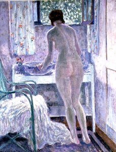 Ochtendtoilet door Frederick Carl Frieseke