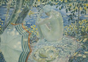 Aan de oever, ca. 1915