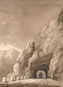 Bergweg door Frederick Catherwood