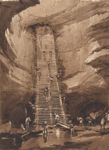 Bron bij Bolonchen, Yucatan door Frederick Catherwood