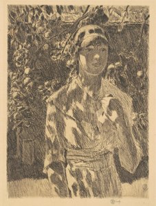 Helen Burke, 1917 door Frederick Childe Hassam
