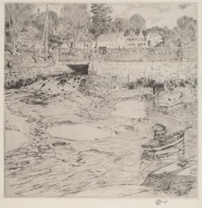 Oude Kant, 1915 door Frederick Childe Hassam