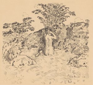 De wilde kersenboom door Frederick Childe Hassam
