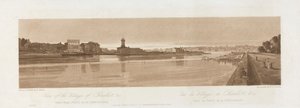 Uitzicht op het Dorp Chaillot & C. genomen vanaf Pont de la Concorde 1803; Plaat 17 uit Uitzichten in Parijs, het Emanuel Volume tracing van de plaat B1981.25.2626 door Frederick Christian Lewis the Elder