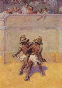 Frontispice voor De laatste dagen van Pompeii door Frederick Coffay Yohn