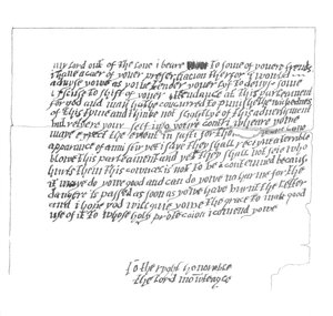 Brief aan Lord Monteagle die leidde tot de ontdekking van Het Buskruitverraad, 1605 1865
