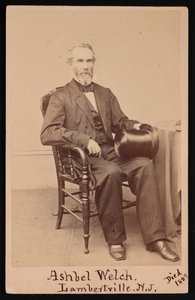 Portret van Ashbel Welch 1809-1882 door Frederick Gutekunst