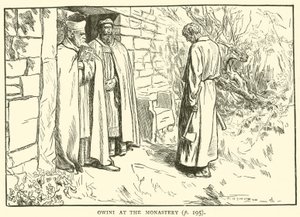 Owini in het klooster door Frederick Henry Townsend
