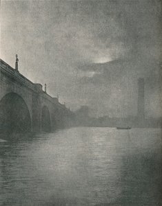 Waterloo Bridge, 1877 door Frederick Hollyer