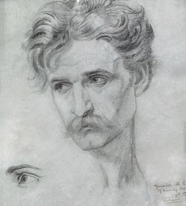 Studie van Giuseppe Moto door Frederick James Sheilds