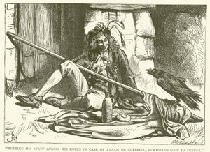 Illustratie voor Barnaby Rudge door Frederick L. Bernard