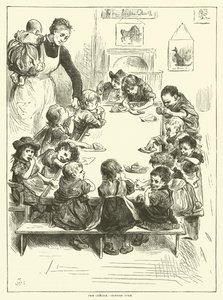 De crèche - etenstijd door Frederick L. Bernard