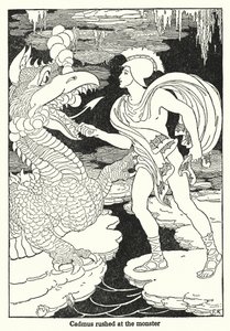 Cadmus stormde op het monster af door Frederick Richardson