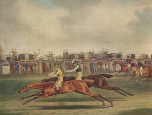 Sir Joshua verslaat Filho Da Puta in Newmarket (c1816, 1929) door Frederick Rosenberg