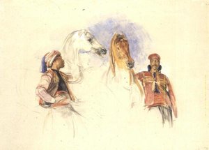 Schetsen van ruiters door Frederick S. Lewis