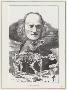 Professor Richard Owen door Frederick Waddy