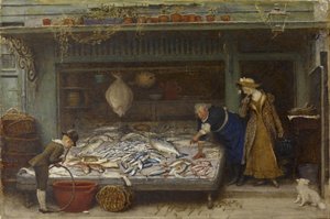 Een viswinkel, 1873