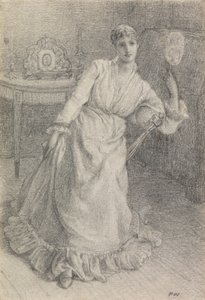 Juffrouw Maria Ansdell door Frederick Walker