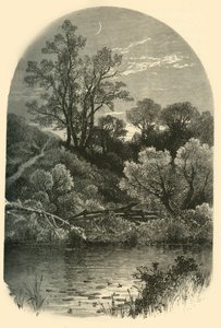 Oevers van de Housatonic, bij Pittsfield, 1874 door Frederick William Quartley