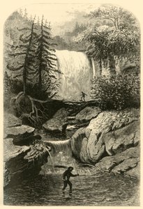 Watervallen van de Blackwater, 1872 door Frederick William Quartley