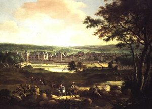 Jachtpartij van de hertog van Orléans in Fontainebleau