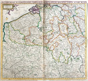 België, Luxemburg, N door Frederick de Wit