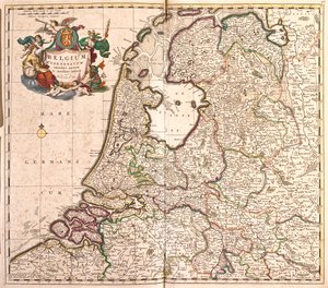 België en Nederland door Frederick de Wit