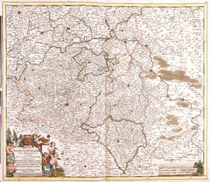 Nedersaksen, Saksen-Anhalt, Saksen, Thüringen, Duitsland door Frederick de Wit