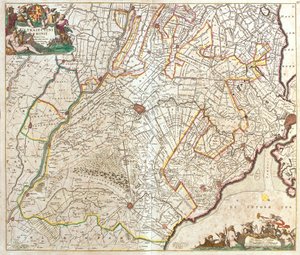 Kaart van Utrecht (Nederland) door Frederick de Wit