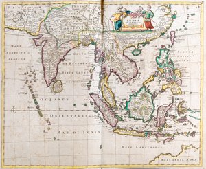 Pakistan, India, Nepal, Bhutan, Bangladesh, Birma, Thailand, Laos, Cambodja, Vietnam, Maleisië, Indonesië, Filippijnen... door Frederick de Wit