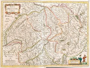 Zwitserland door Frederick de Wit