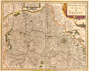 Île-de-France, Frankrijk door Frederick de Wit