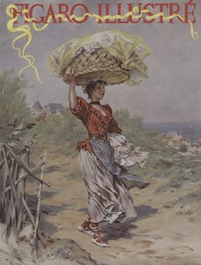 A Biarritz. Omslag van Le Figaro Illustre, maart 1895