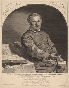 Jacob Cornelius door Frederik Hendrik van den Hove after Cornelis Visscher