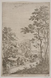 Berggebied door Frederik Laub