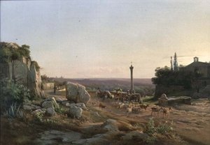 Bij de Bron, Tivoli, nabij Rome door Frederik Rohde