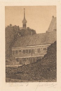 Oude omwalling, Maastricht door Frederik van der Harst (signed by artist)