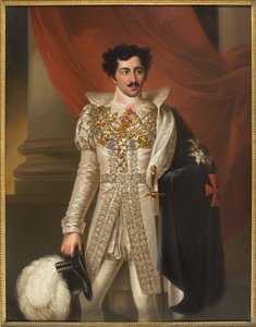 Portret van Oscar I (1799-1859), koning van Zweden en Noorwegen door Fredric Westin