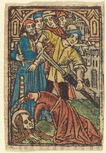 Onthoofding van Sint Catharina (?) door French 15th Century