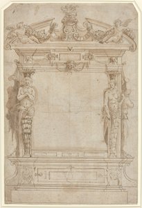 Ontwerp voor een Architectonisch Kader door French 16th Century